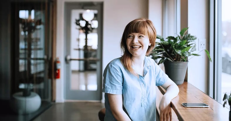 confident female small business owner tips