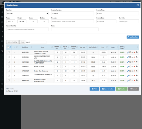 manage auto-invoice