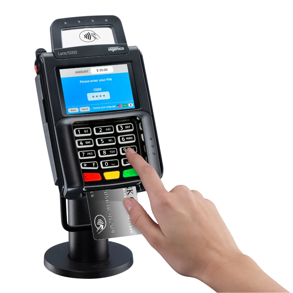 Ingenico Lane credit card reader