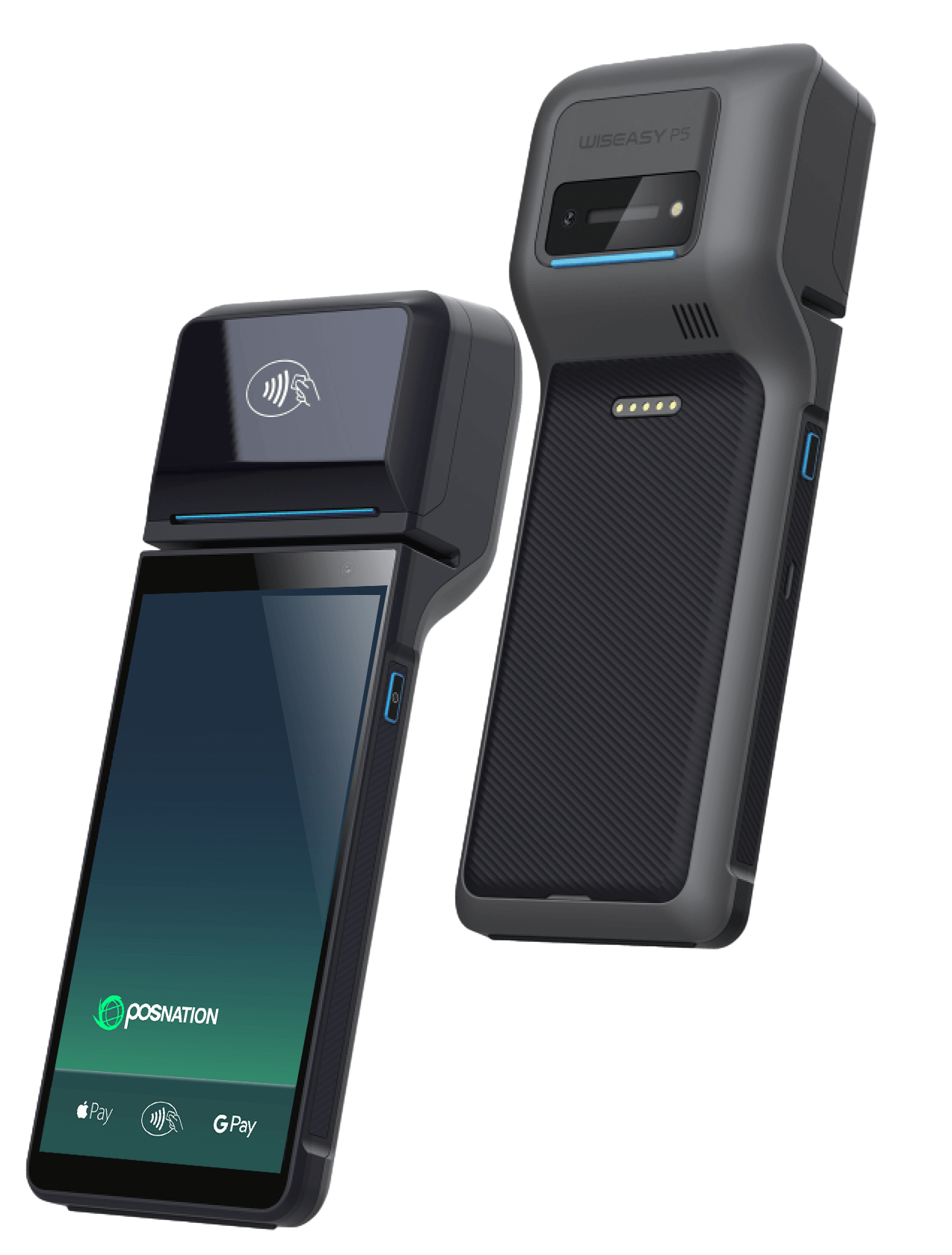 POS Nation Wiseasy P5 back and front