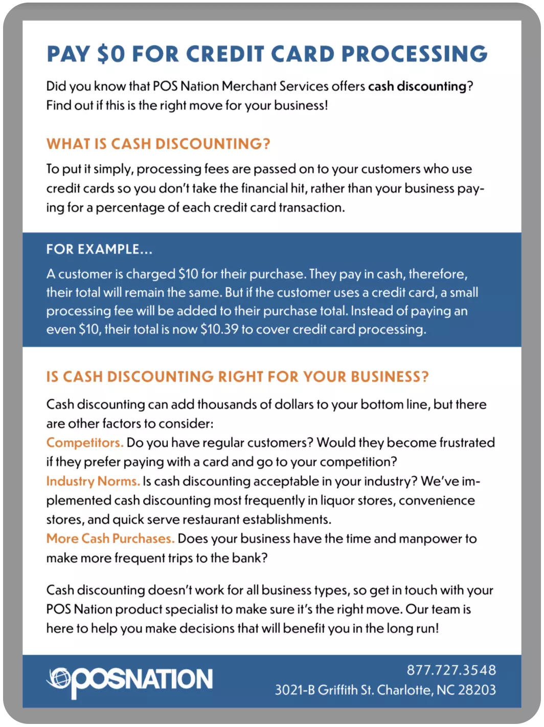 Cash Discounting - POS Nation | CAP Retail | Point of Sale System
